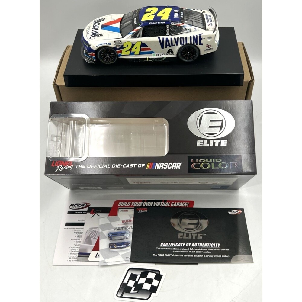 William Byron 2023 Valvoline Watkins Glen Win 1:24 ELITE 1 of 42 Liquid Color